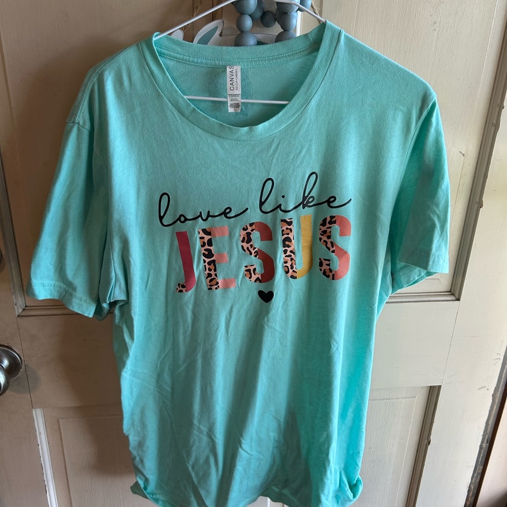 Love Like Jesus Kids T-Shirt - Turquoise